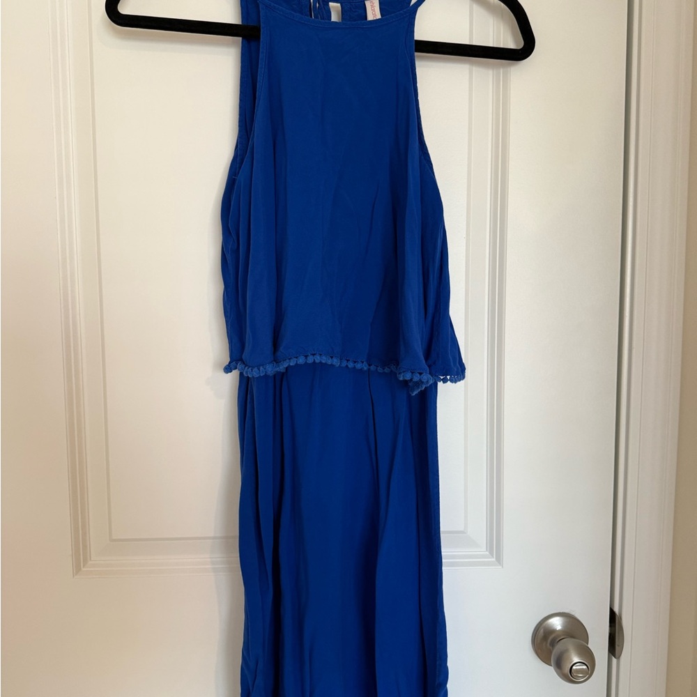 Blue Sleeveless Dress